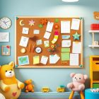 Tablica korkowo-magnetyczna w pokoju dziecka: jak wybrać bezpieczne i praktyczne rozwiązanie wspierające naukę i organizację