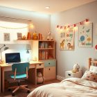 Barwa światła w pokoju dziecka: jak dobrać oświetlenie dla komfortu, nauki i snu